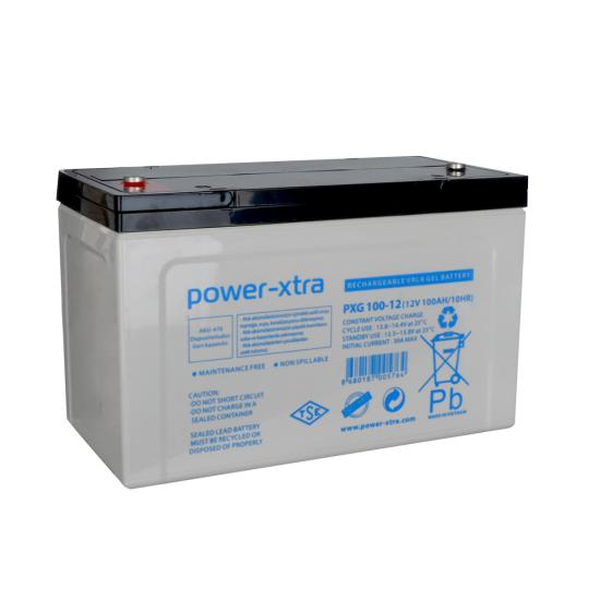 Power-Xtra PXG100-12 - 12V 100 Ah Bakımsız Jel Akü