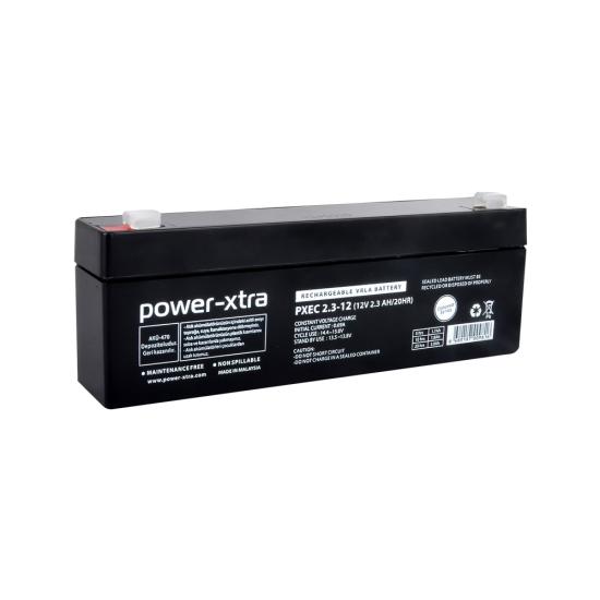 Power-Xtra EcoLead Series - PXEC2.3-12 - 12V 2.3 Ah Kuru Akü -  F1