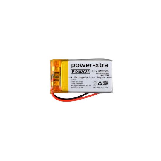 Power-Xtra PX402035 - 3.7V 240 mAh Li-Polymer Pil - Devreli