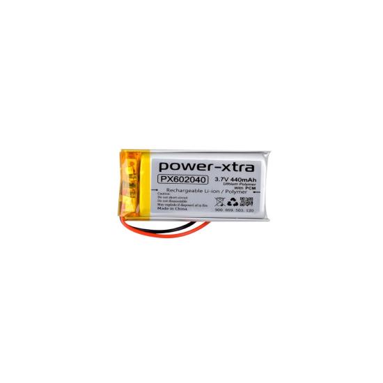 Power-Xtra PX602040 - 3.7V 440 mAh Li-Polymer Pil - Devreli