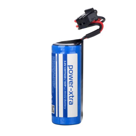 Power-Xtra 1S1P - 3.0V CR17450SL Li-MnO2 Lithium Pil - Soketli