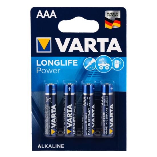 Varta 4903 Longlife Power AAA İnce Kalem Pil 4lü