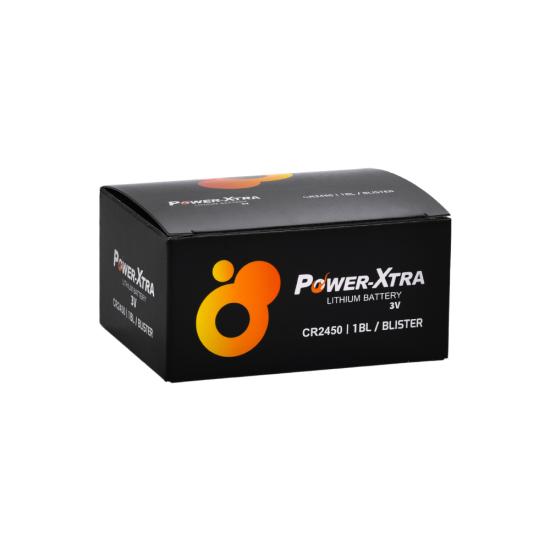 Power-Xtra CR2450 3V Lithium Pil - Tekli Blister