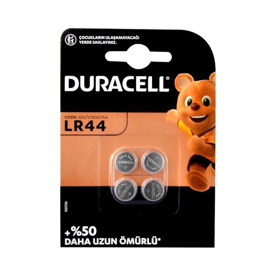 Duracell LR44 Pil 4lü Blister