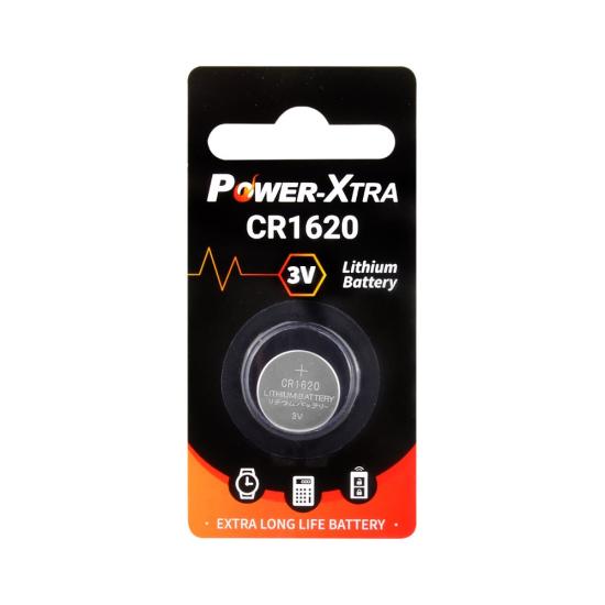 Power-Xtra CR1620 3V Lithium Pil - tekli Blister