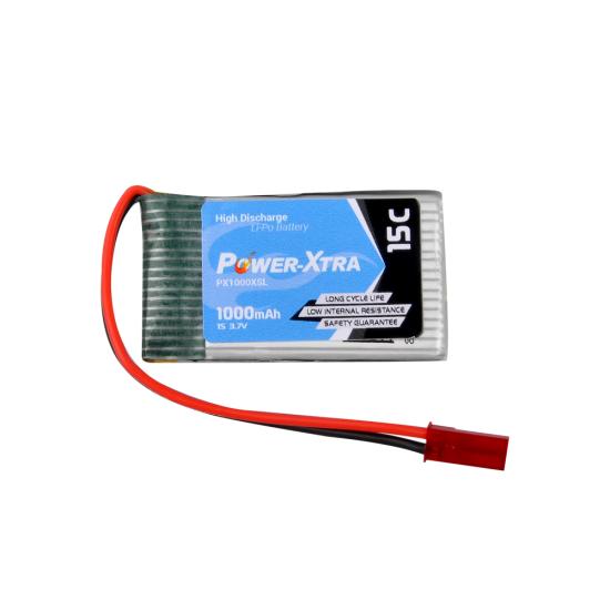 Power-Xtra PX1000XSL -1S1P- 3.7V 1000 mAh Li-Polymer Pil -15C