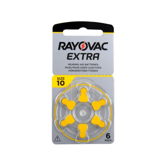 Rayovac Extra Advanced 10 / PR70 Numara Kulaklık Pili 6lı