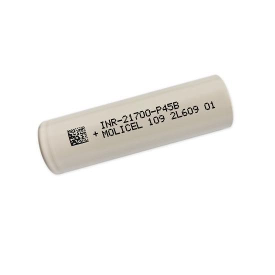 Molicel INR-21700-P45B - 3.7V 4500 mAh Li-ion Şarjlı Pil - 45A