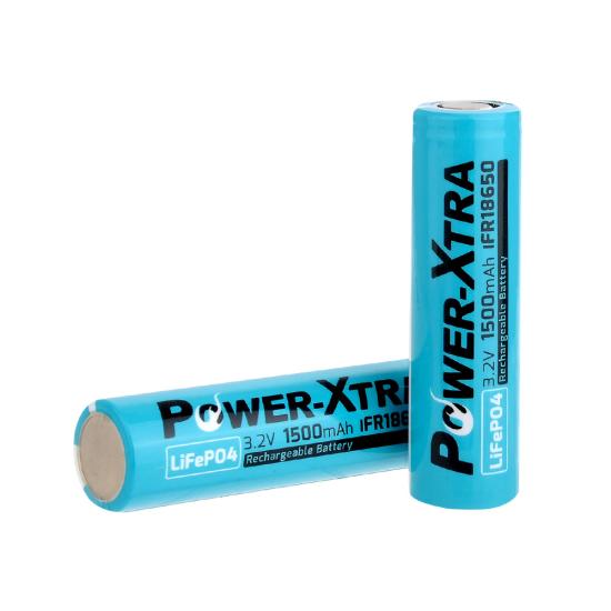 Power-Xtra IFR18650 - 3.2V 1500 Mah LiFePO4 Şarjlı Pil