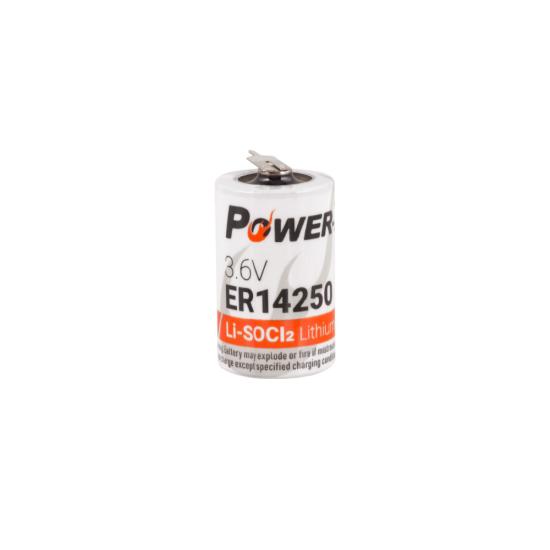 Power-Xtra 3.6V ER14250 1/2AA-3PT Li-SOCI2  Lithium Pil