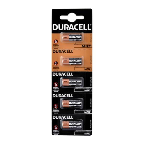 Duracell MN21, A23, 23A 12V Kumanda Pili 5li (İ)