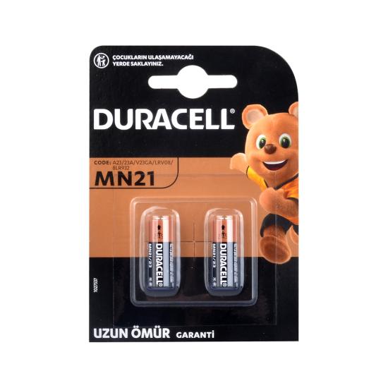 Duracell MN21, A23, 23A 12V Kumanda Pili 2li