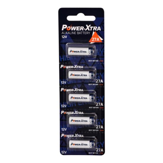 Power-Xtra 27A Size 12V Alkaline Pil - 5li Blister