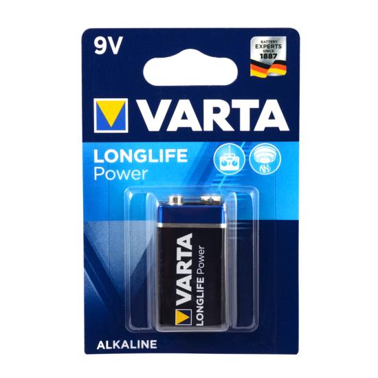 Varta 4922 Longlife Power 9V Pil 1li