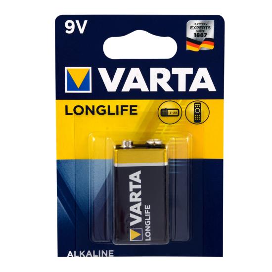 Varta 4122 Longlife 9V Pil 1li