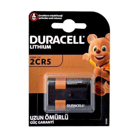 Duracell DL245, 2CR5 Ultra 6V Lithium Pil 1li (İ)