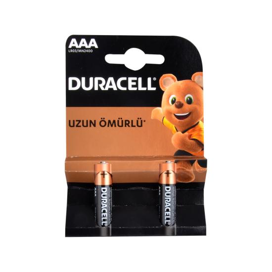 Duracell AAA İnce Kalem Pil 2li