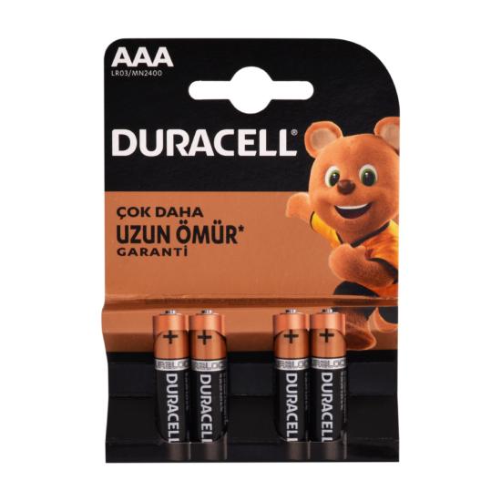 Duracell AAA İnce Kalem Pil 4lü