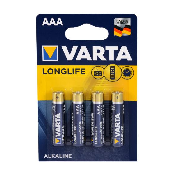 Varta 4103 Longlife AAA İnce Kalem Pil 4lü