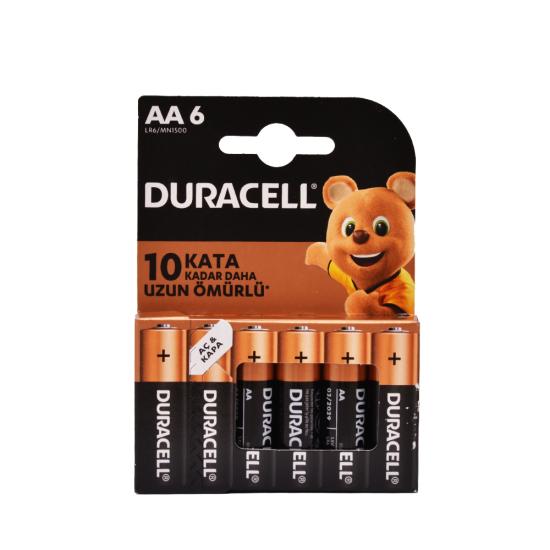 Duracell AA Kalem Pil 6lı Blister