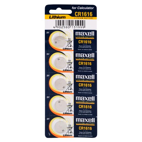 Maxell CR1616 Pil 5li Blister