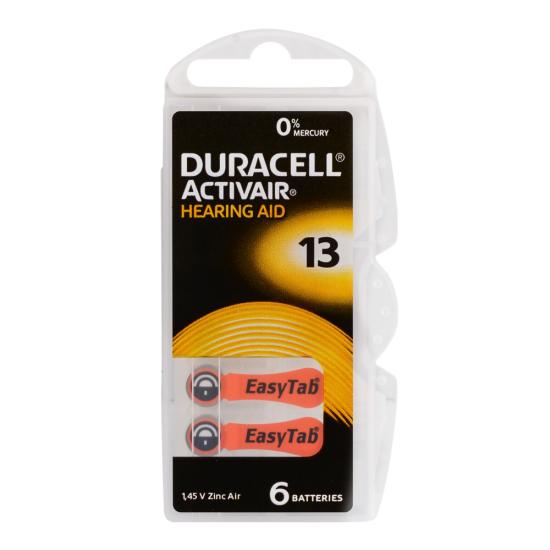 Duracell Activair 13 Kulaklık Pili 6lı Blister