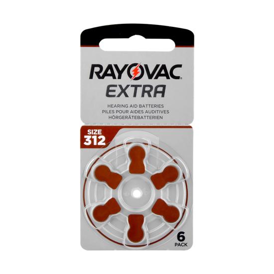 Rayovac Extra Advanced 312 / PR41  Numara Kulaklık Pili 6lı