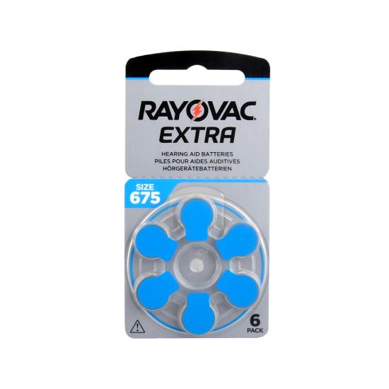 Rayovac Extra Advanced 675 / PR44 Numara Kulaklık Pili 6lı