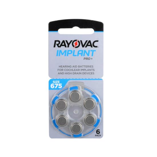 Rayovac Cochlear Implant Pro+ C/I 675 Numara Kulaklık Pili 6lı