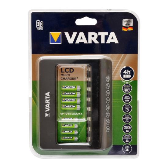 Varta 57681 LCD 8li Slot AA - AAA Pil Şarj Cihazı