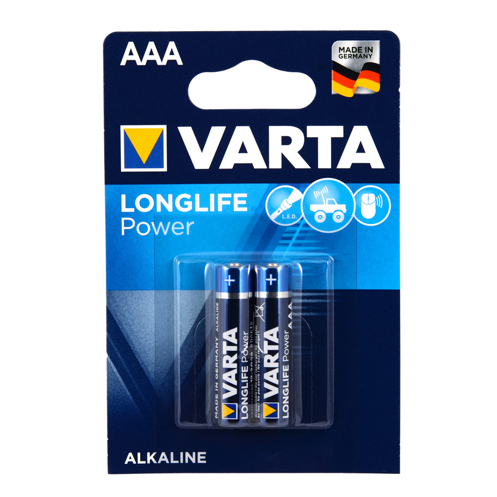 Varta%204903%20Longlife%20Power%20AAA%20İnce%20Kalem%20Pil%202li