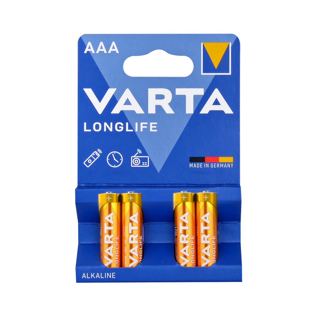 Varta%204103%20Longlife%20AAA%20İnce%20Kalem%20Pil%204lü