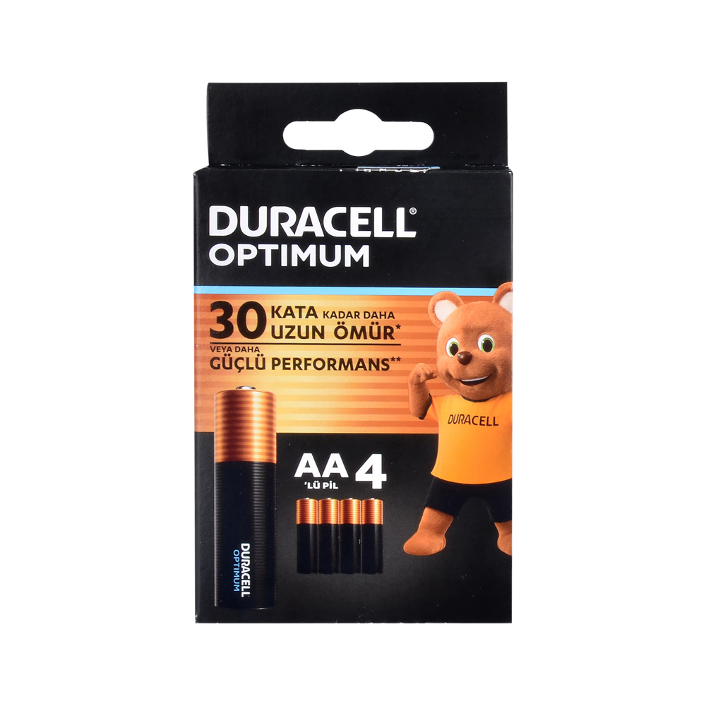 Duracell%20Optimum%20AA%20Kalem%20Pil%20%204lü