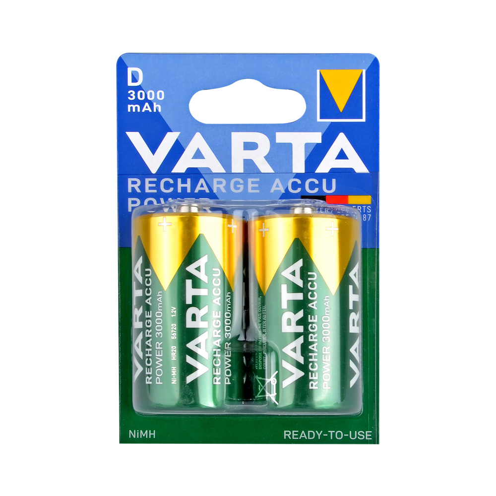 Varta%2056720101402%20Accu%20Ready2Use%20Büyük%20Pil%20-%20D%203000%20mAh%202li