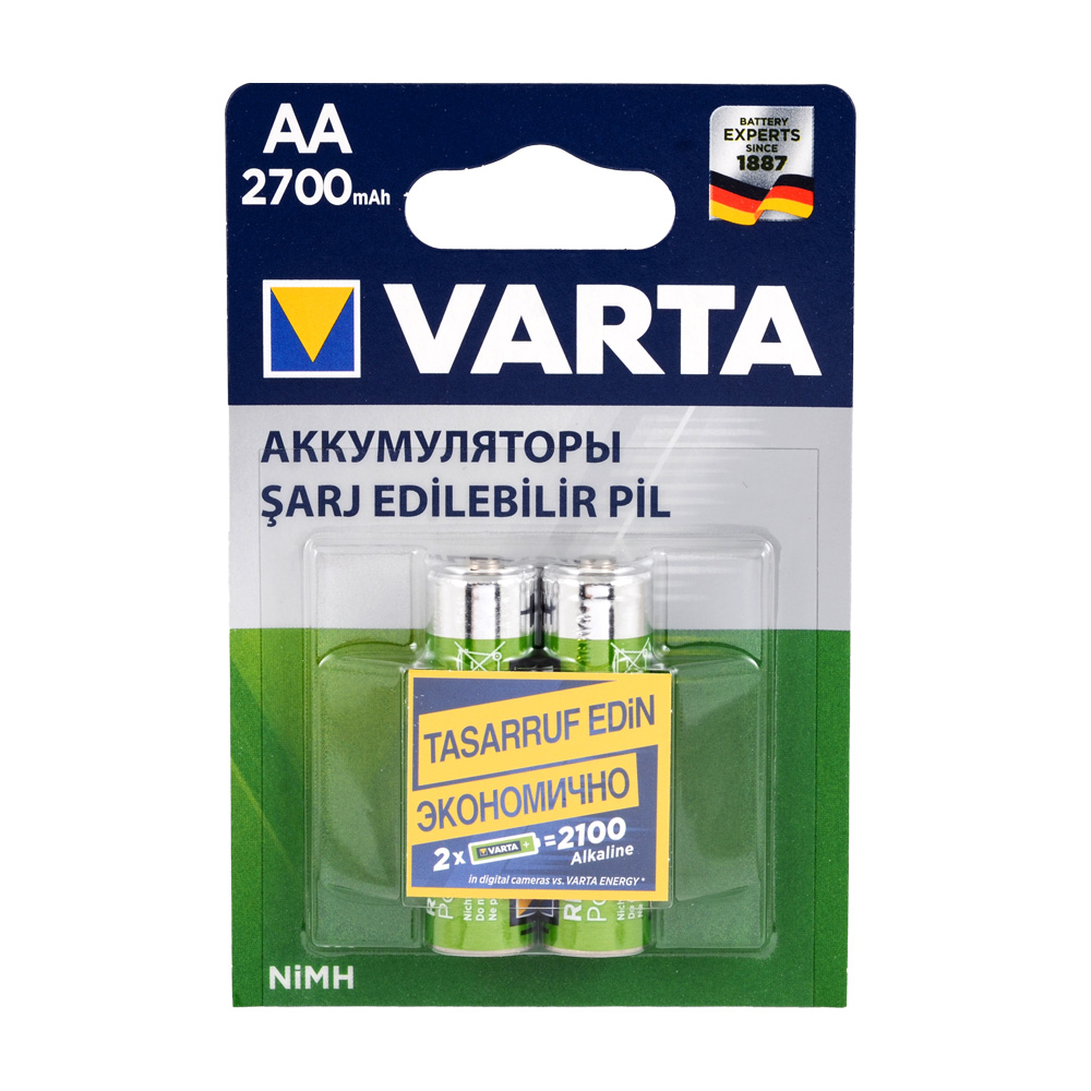 Varta%205706301402%20Kalem%20AA%202700%20mAh%20Pil%202li%20(İ)