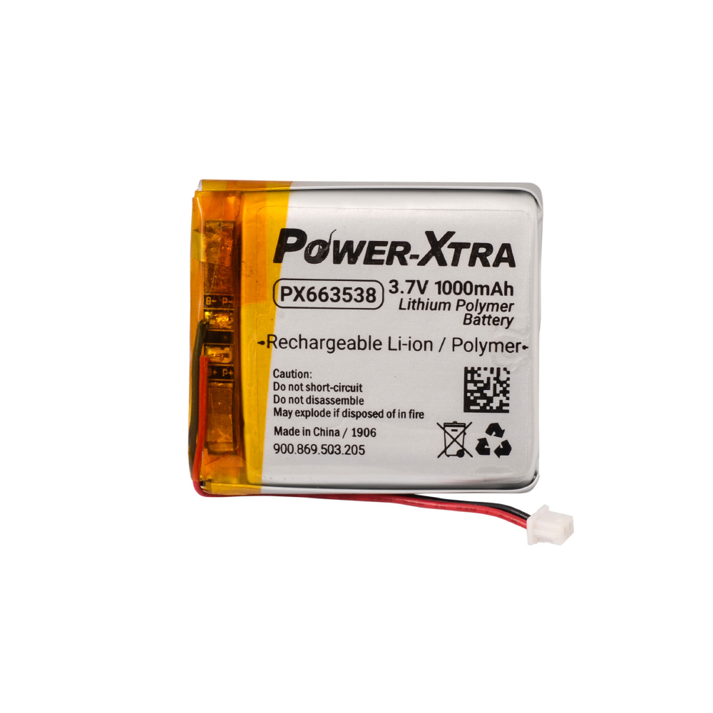 Power-Xtra%20PX663538%20-%203.7V%201000%20mAh%20Li-Polymer%20Pil%20-%20Devreli-Soketli