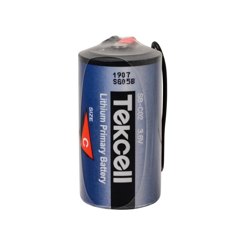 Tekcell%203.6V%20SB-C02%20-%20C%20Size%201S1P%20Li-SOCI2%20Lithium%20Batarya%20(Kablolu)