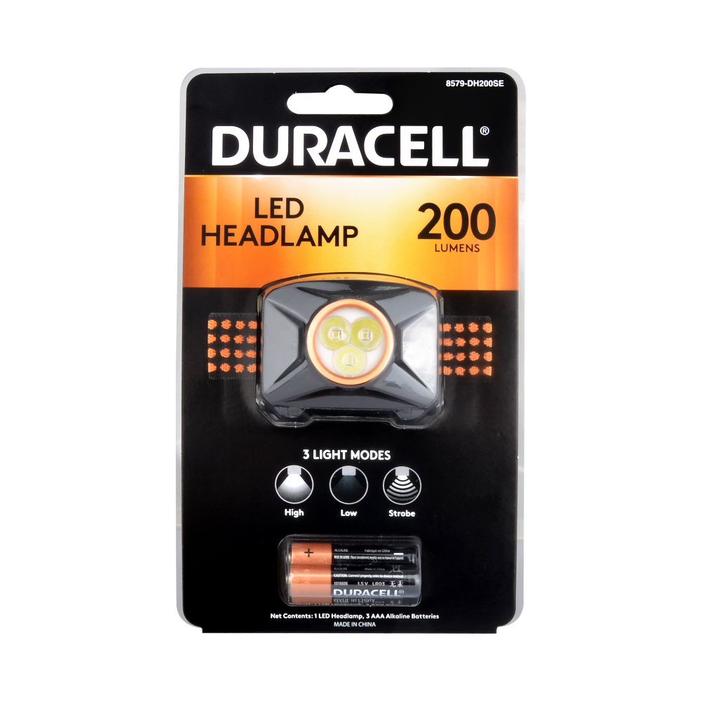 Duracell%20200%20Lümen%20Ledli%20Kafa%20Feneri%20+%203%20AAA%20Piller%20Dahil