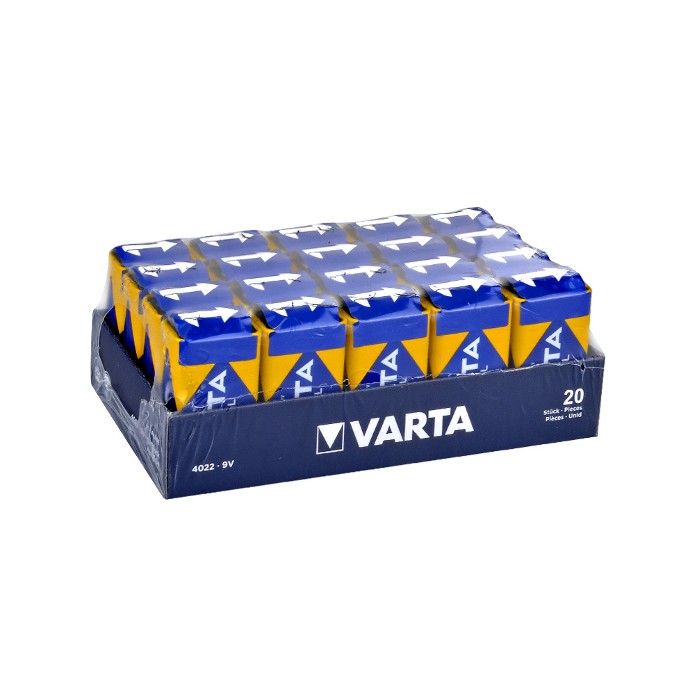 Varta%204022%20Endüstriyel%20Alkalin%209V%20Pil%2020li