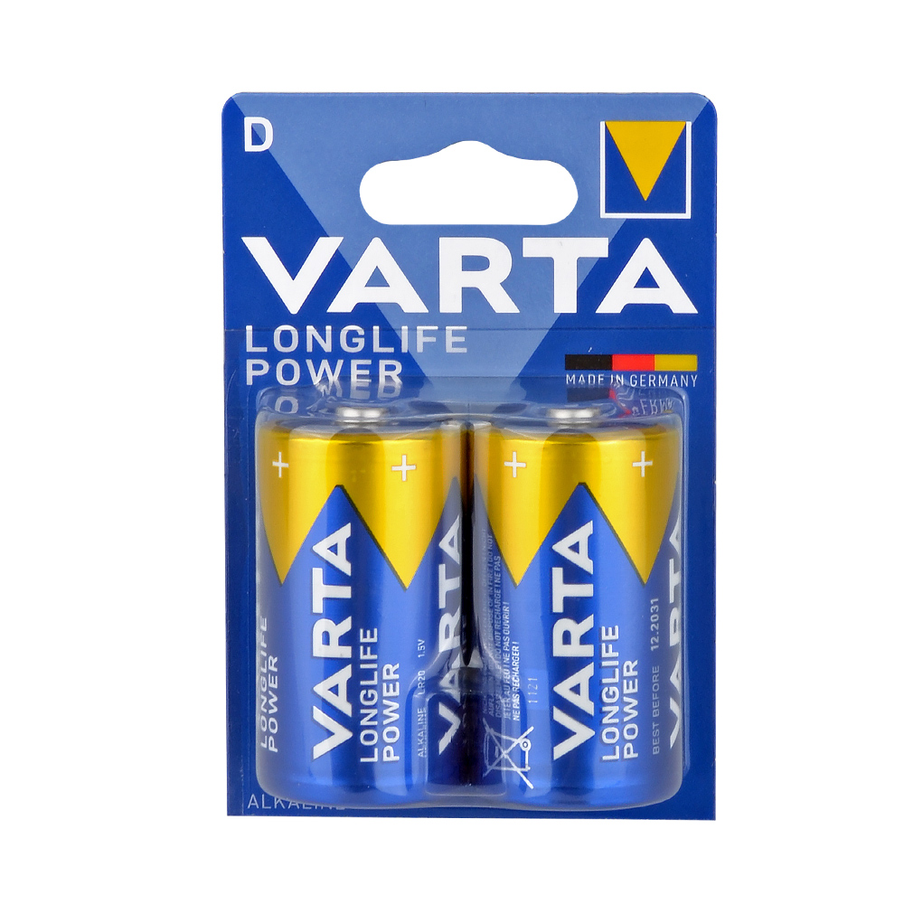 Varta%204920%20Longlife%20Power%20D%20Büyük%20Boy%20Pil%202li