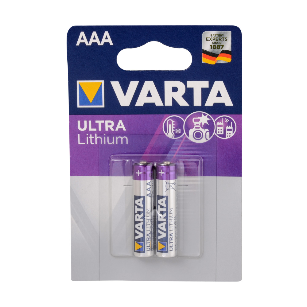 Varta%206103%20Ultra%20Lithium%20AAA%20İnce%20Kalem%20Pil%202li