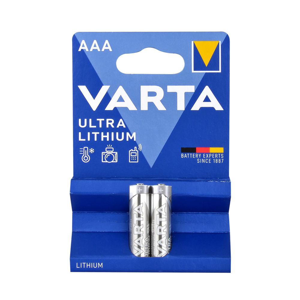 Varta%206103%20Ultra%20Lithium%20AAA%20İnce%20Kalem%20Pil%202li