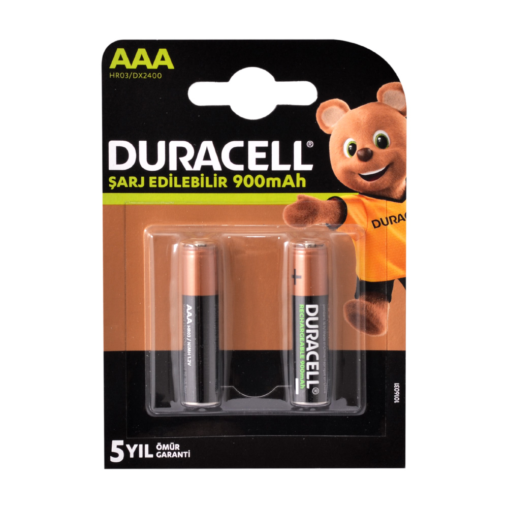 Duracell%201.2V%20900%20mAh%20AAA%20Şarjlı%20İnce%20Kalem%20Pil%202li