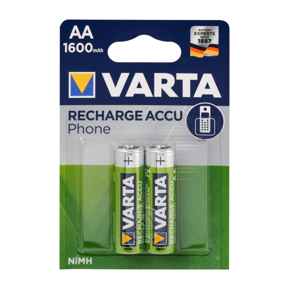 Varta%2058399%20Phone%20AA%201600%20mAh%20Şarjlı%20Kalem%20Pil%202li