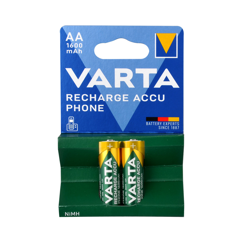 Varta%2058399%20Phone%20AA%201600%20mAh%20Şarjlı%20Kalem%20Pil%202li