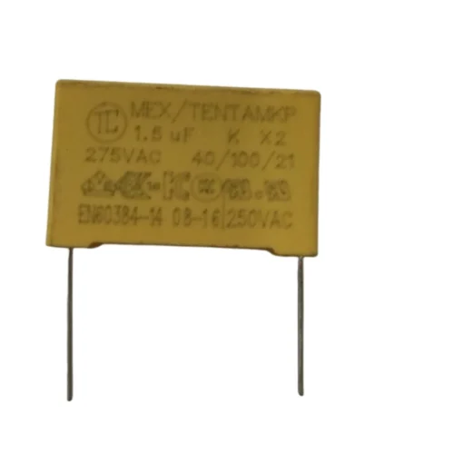 10 ADET - 1.5UF 275VAC X2 R:27.5MM POLYESTER KONDANSATÖR