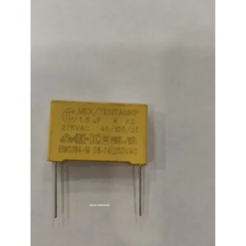 1.5UF 275VAC X2 R:27.5MM POLYESTER KONDANSATÖR