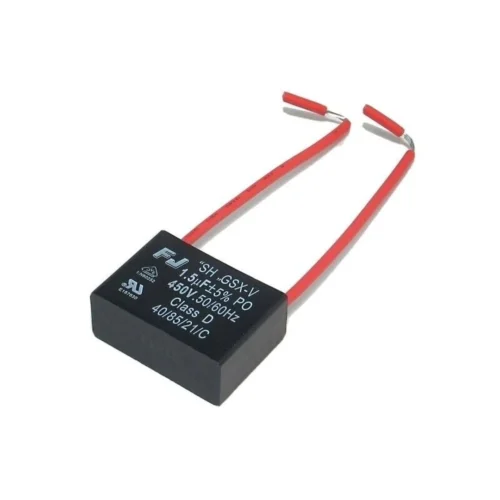1.5UF 450VAC KABLOLU KUTLU DAİMİ KONDANSATÖR
