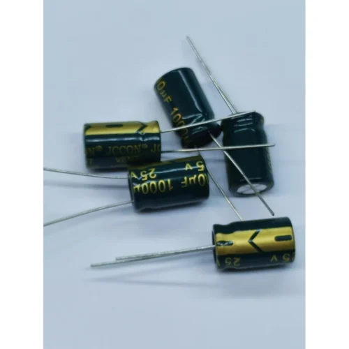 25 ADET - 1000UF 25V 105C 10X17 ELEKTROLİTİK ALÜMİNYUM KONDANSATÖR