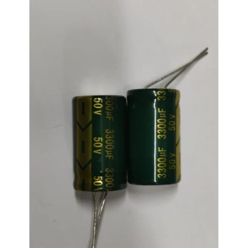 10 ADET - 3300UF 50V 105C 18X35 ELEKTROLİTİK ALÜMİNYUM KONDANSATÖR